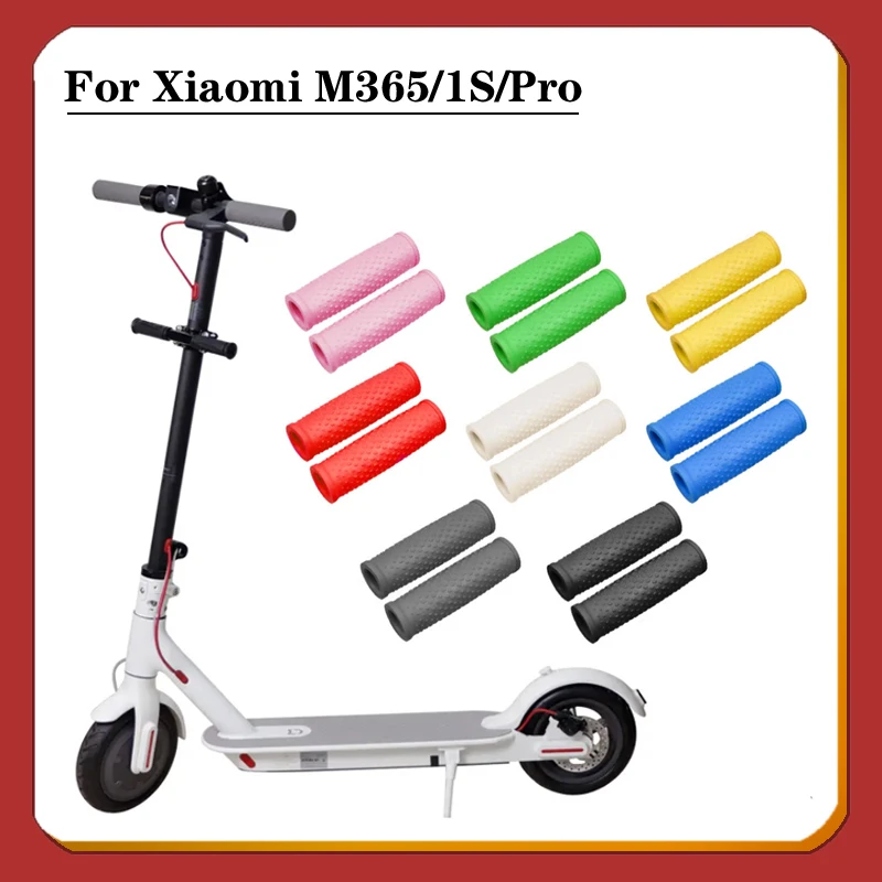 

8 Colors Electric Scooter Accessories For Xiaomi M365 Pro Handle Protective Case Rubber sleeve Non-slip Silicone Hand Grip kit