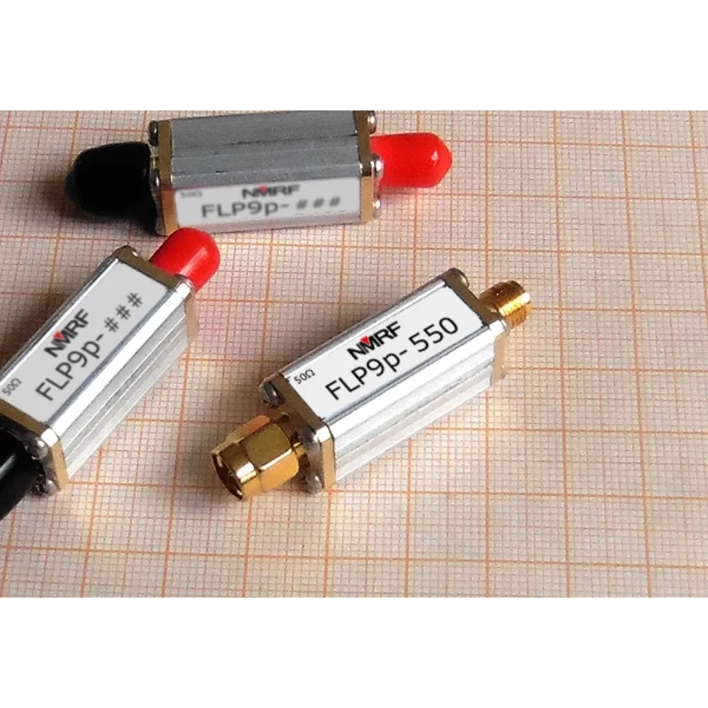 550MHz 9 차 로우패스 필터, 작은 볼륨의 개별 LC 부품, SMA 인터페이스