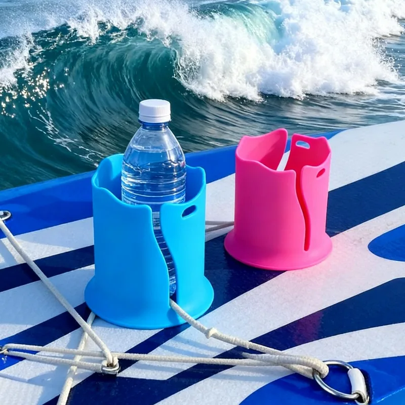 Water Bottle Fixing Stand for Kayak Drink Holder Surfboard Bottle Cup Holder Rope Binding Drink mount Accessories Water Sports