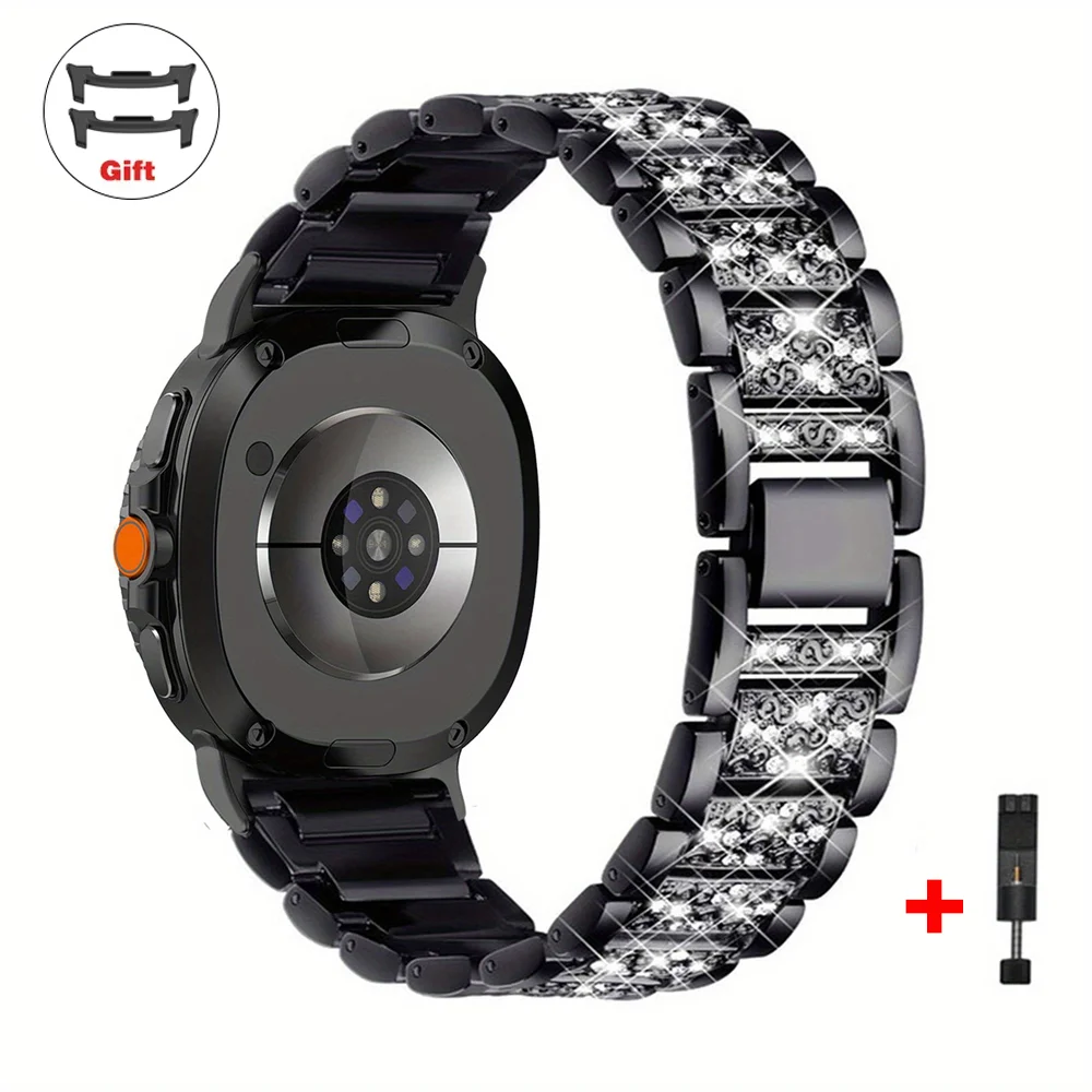 Diamond Bling Stainless Steel Bracelet