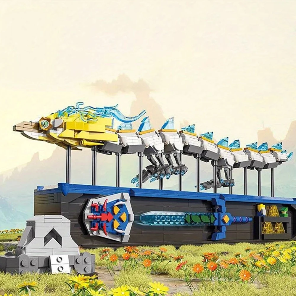 Set de construction Dragon Blanc Zelda BOTW