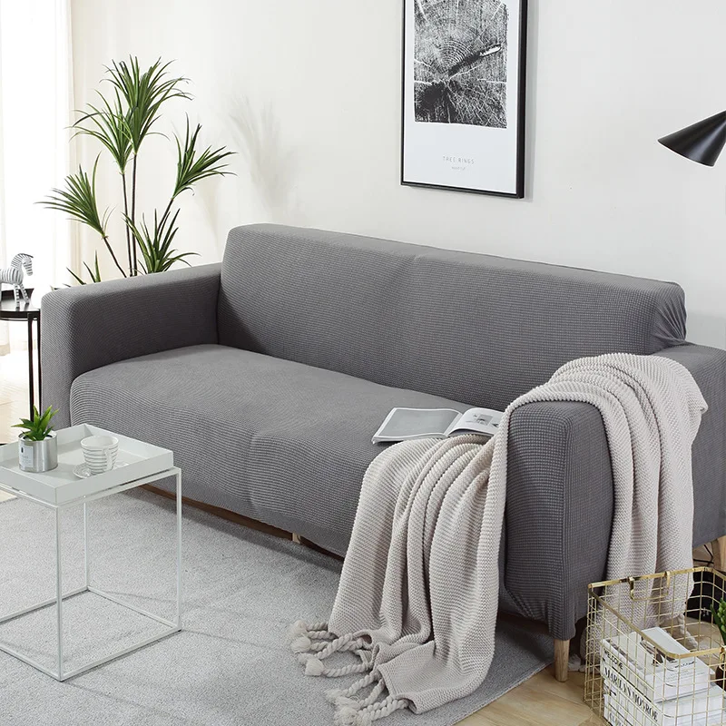 Jacquard Elastic Sofa Cover for Living Room Anti-dirty Washable ArmChair Sofa Slipcover Protector Home Couch Decor 1/2/3/4 Seat 5
