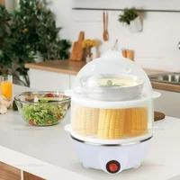 Electric Eggs Cooker, Rapid Multifunctional Mini Eggs Cooker Boiler For Poached Eggs, Scrambled Eggs, Omelets, Auto Shut 4