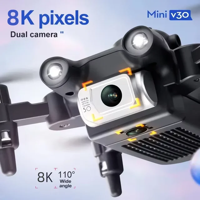 XIAOMI Mijia 4DRC V30 Mini Drone 5G 8K HD Dual Camera GPS FPV Drones Profesional 5 Sided Obstacle Avoidance Drone RC 10000M 2