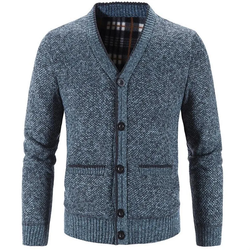 

Men Winter Thicker Sweaters Coats Knitted Cardigan Sweatercoats Slim Fit Mens Knit Warm Sweater Jackets Men Knitted Clothes