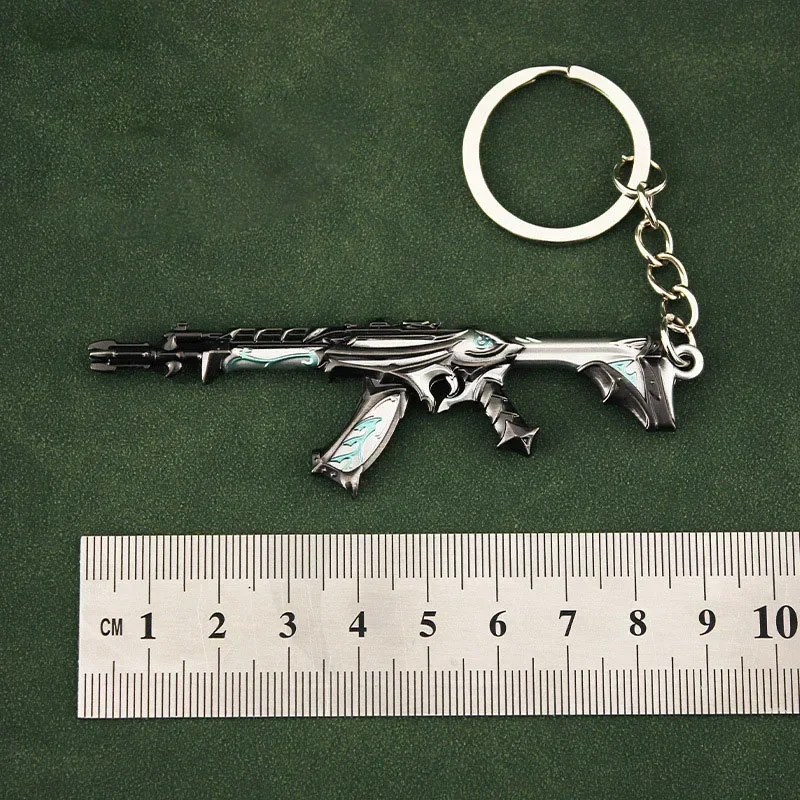Valorant Weapon Melee Reaver Vandal Prime Karambit Butterfly Knife Peripheral Machine Gun New Style Elite Metal Keychain Toys 6