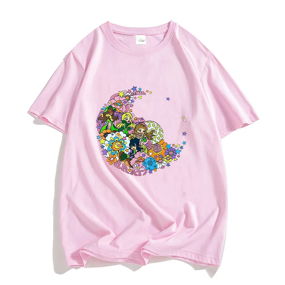 

Bratz Shirts 100% Cotton High Quality Clothes Men/women Summer Oversized T-shirt Creative Graphic T Shirts Anime Aesthetic Tees