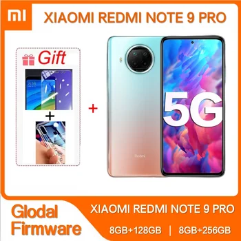 Original Xiaomi Redmi Note 9 Pro NFC 8GB 256GB 5G Smartphone Dual SIM 6.67'' 108MP+16MP Octa-Core Android CellPhone Global Rom