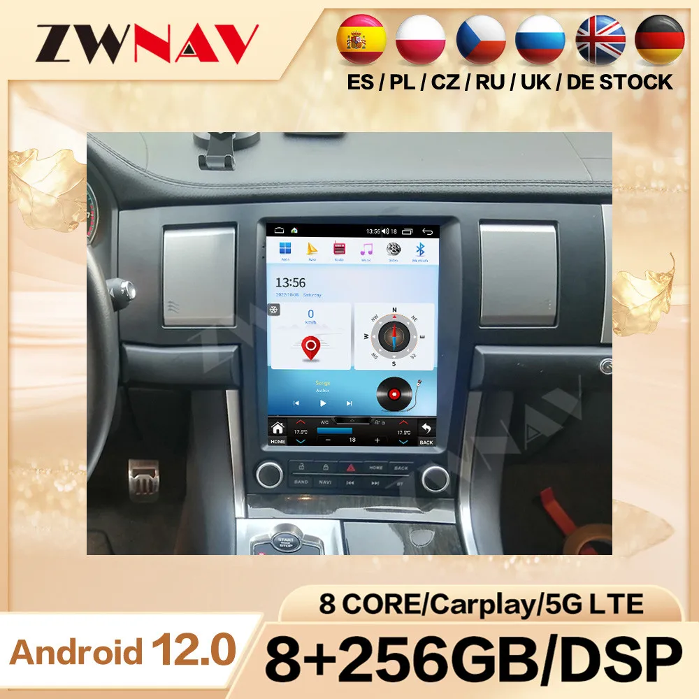 

Qualcomm Tesa- Car GPS radio Android 12 multimedia player for Jaguar XF 2004-2009 2010 2011 2012 2013 2014 2015 carpaly refit