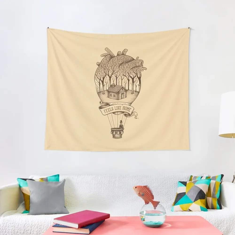 

Feels Like Home Tapestry Anime Decor Kawaii Room Decor Tapestry