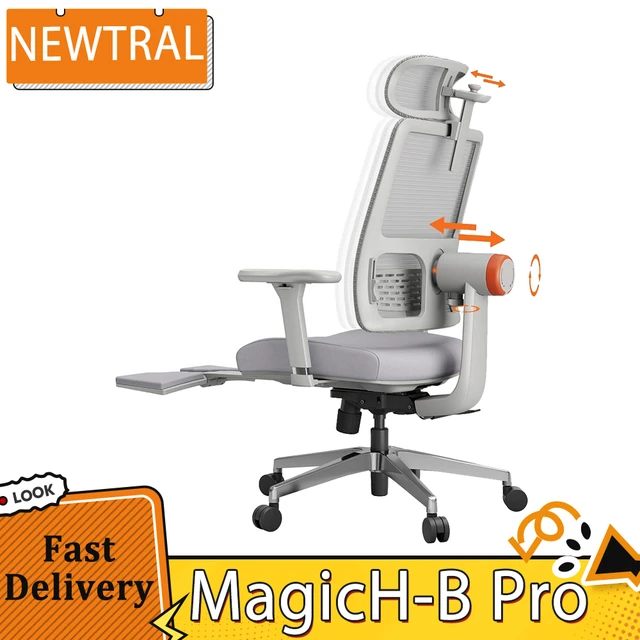 Silla ergonómica con reposapiés NEWTRAL MagicH-BP Respaldo de seguimiento  automático Soporte lumbar adaptable