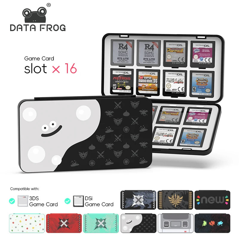 Portable 16-Slot Game Card Holder Storage Case for 3DS, 3DSXL, 2DS