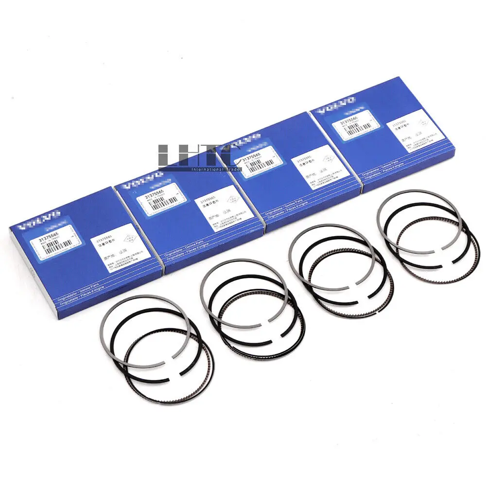 4pcs Piston Ring Set Φ82mm For Volvo S60 V40 V60 V90 Xc40 Xc60 Xc90 2