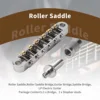 Silver Tune-O-Matic Electric Roller Saddle Bridge Lp Electric Guitar Bridge Made in Korea 6