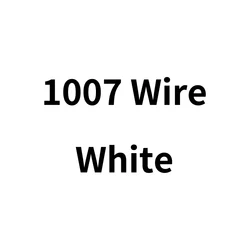 Premium UL1007 Flexible PVC Insulated Tin - Plated Copper Wire - Black & Red for DIY Electrical Projects (WHITE)