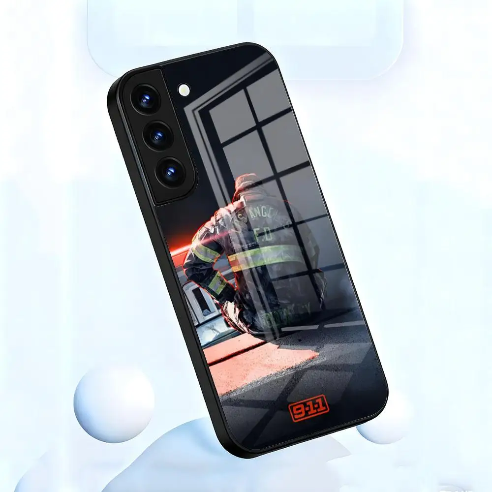Hot TV Show 9-1-1 Themed Glass Phone Case