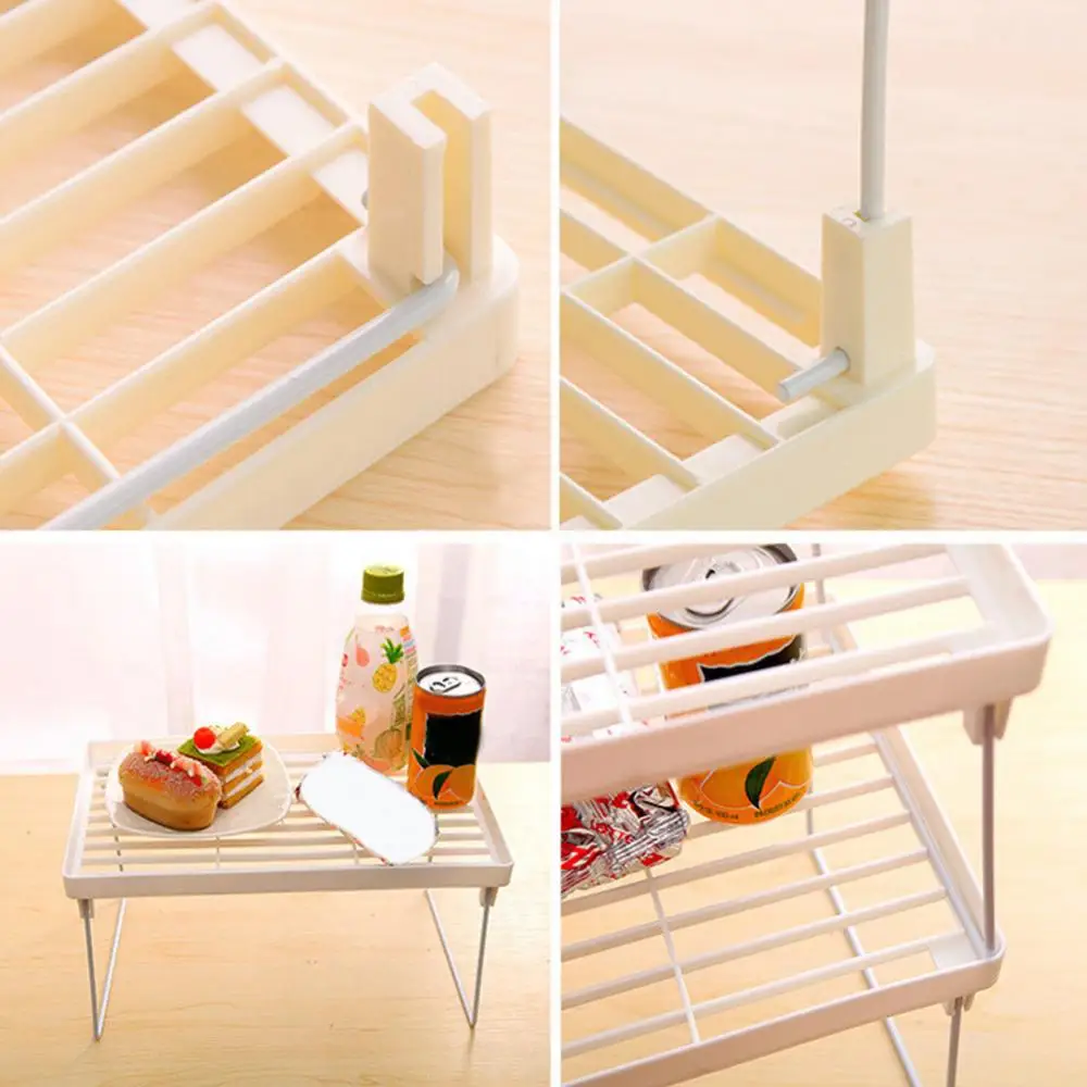 S/M/L Kitchen Storage Rack Folding Space Saving Durable Shelf