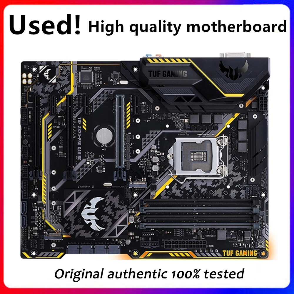 Per Tuf Z370-Pro Gaming Originale Usato Desktop Intel Z370 64Gb Ddr4 Scheda Madre Lga 1151 I7/I5/I3 Usb3.0 Sata3