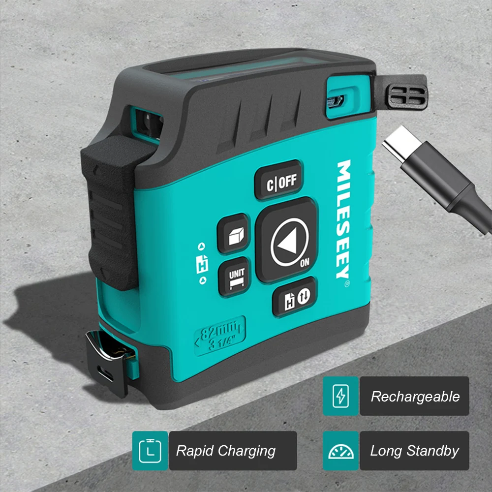 Mileseey Dt20 Laser Rangefinder 3in1 Digital Infrared Distance Meter