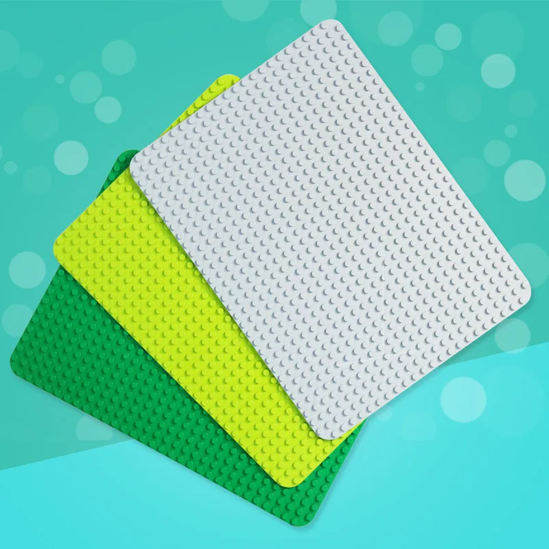 24*32 Dots Big Bricks Base Plate Big Size Baseplate Building Blocks Floor Toys DIY Wall Duploed Christmas Easter Gift Toy