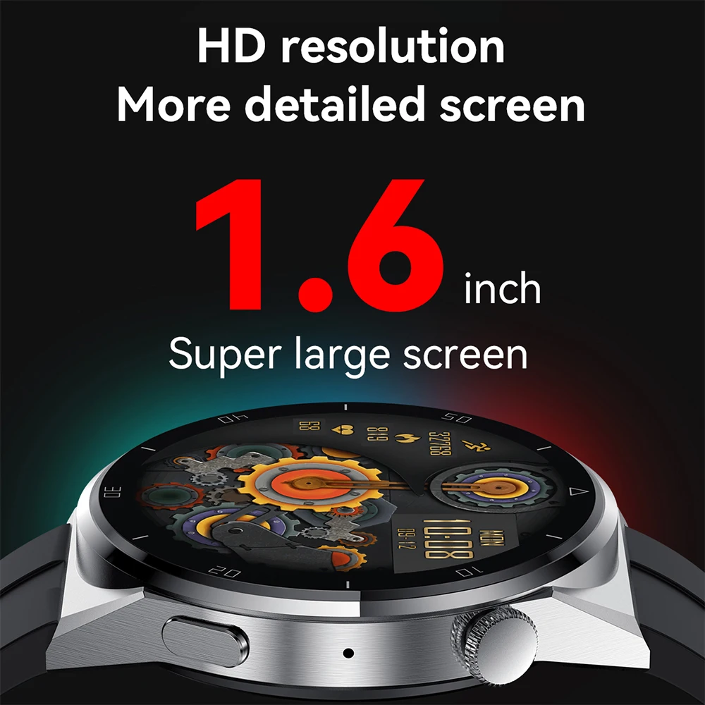 SENBONO 2023  Ʈ ġ 1.6 ġ ū ȭ   ̾  ȭ ƮϽ    Smartwatch