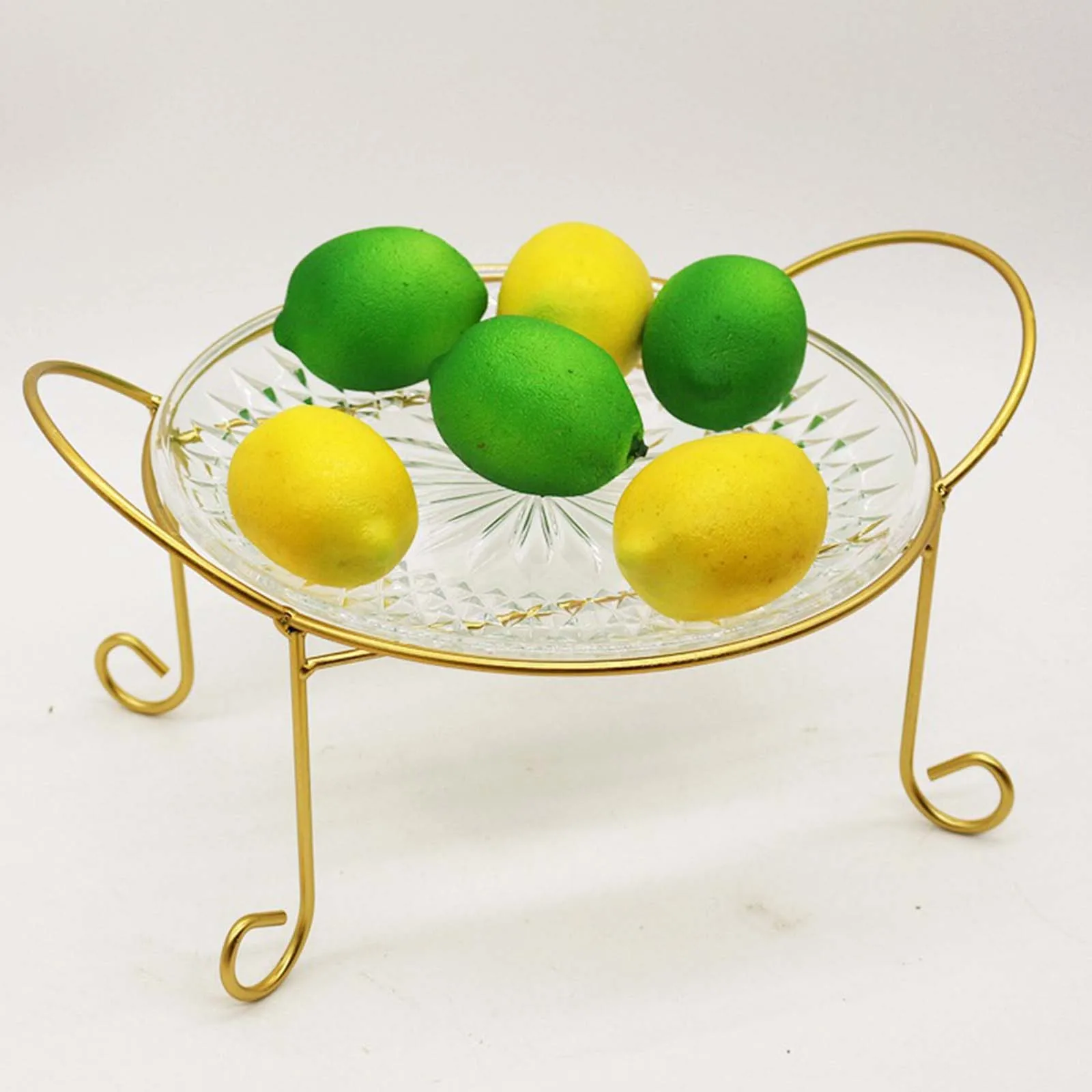 Fruit Plate Multipurpose Decorative Specialty Plates Kitchen Tray Cupcake Dessert Plates for et Counter Birthday Parties