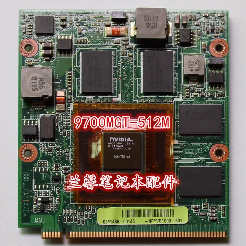 

For Asus G50V G71V G96-750-A1 9700MGT GDDR3 512M Graphics Video Card