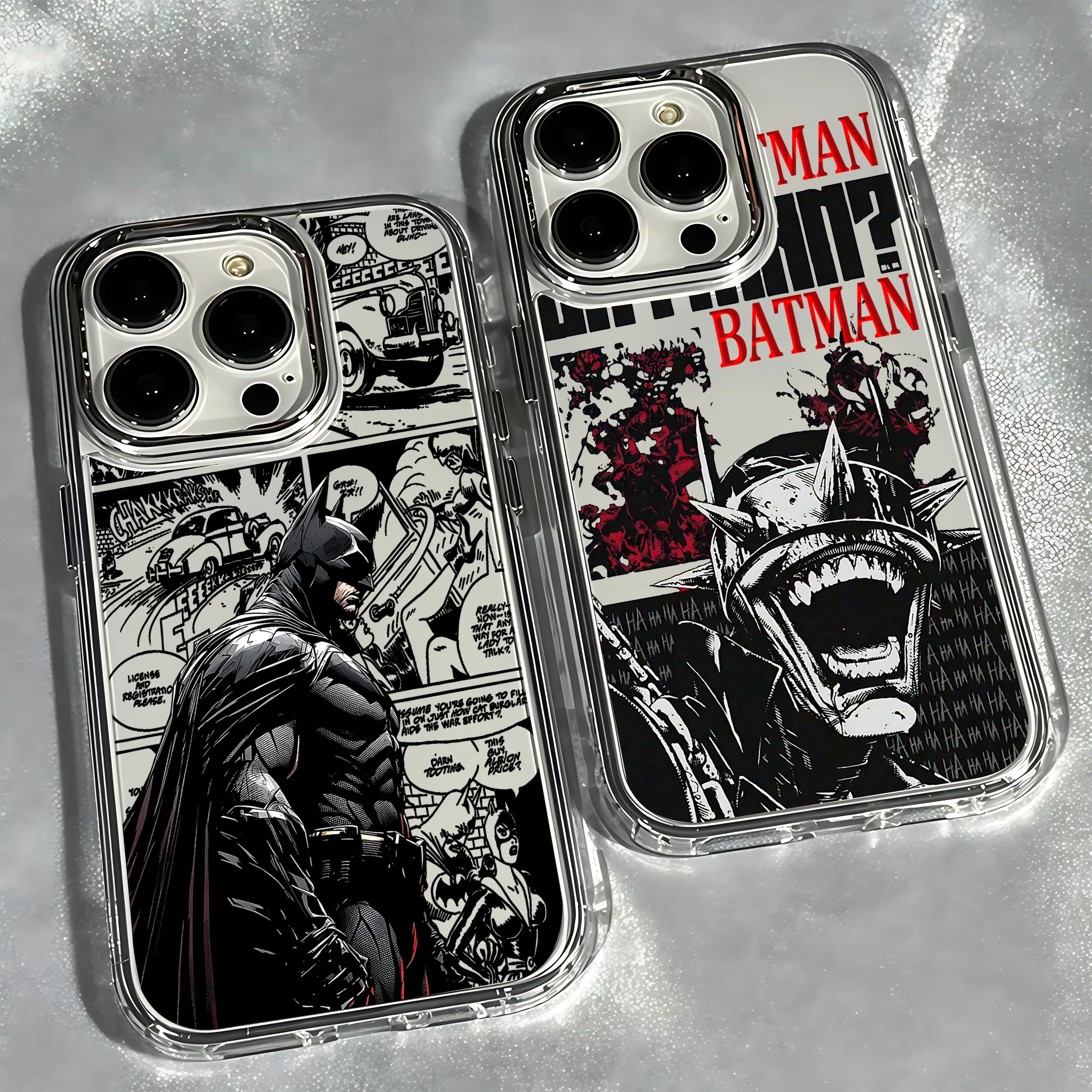 Cool Anime Batman Clear Phone Case
