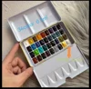 Mijello Two tone Granulation Settling Watercolor Paint Package 34 Colors 0.5/1/2ml Artist Beginner Acuarela Art Supplies 2025 4