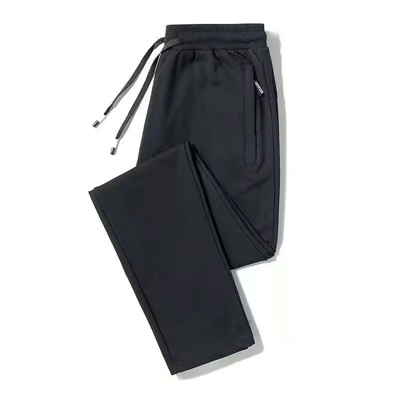 Straight black pocket zipper [thin style]