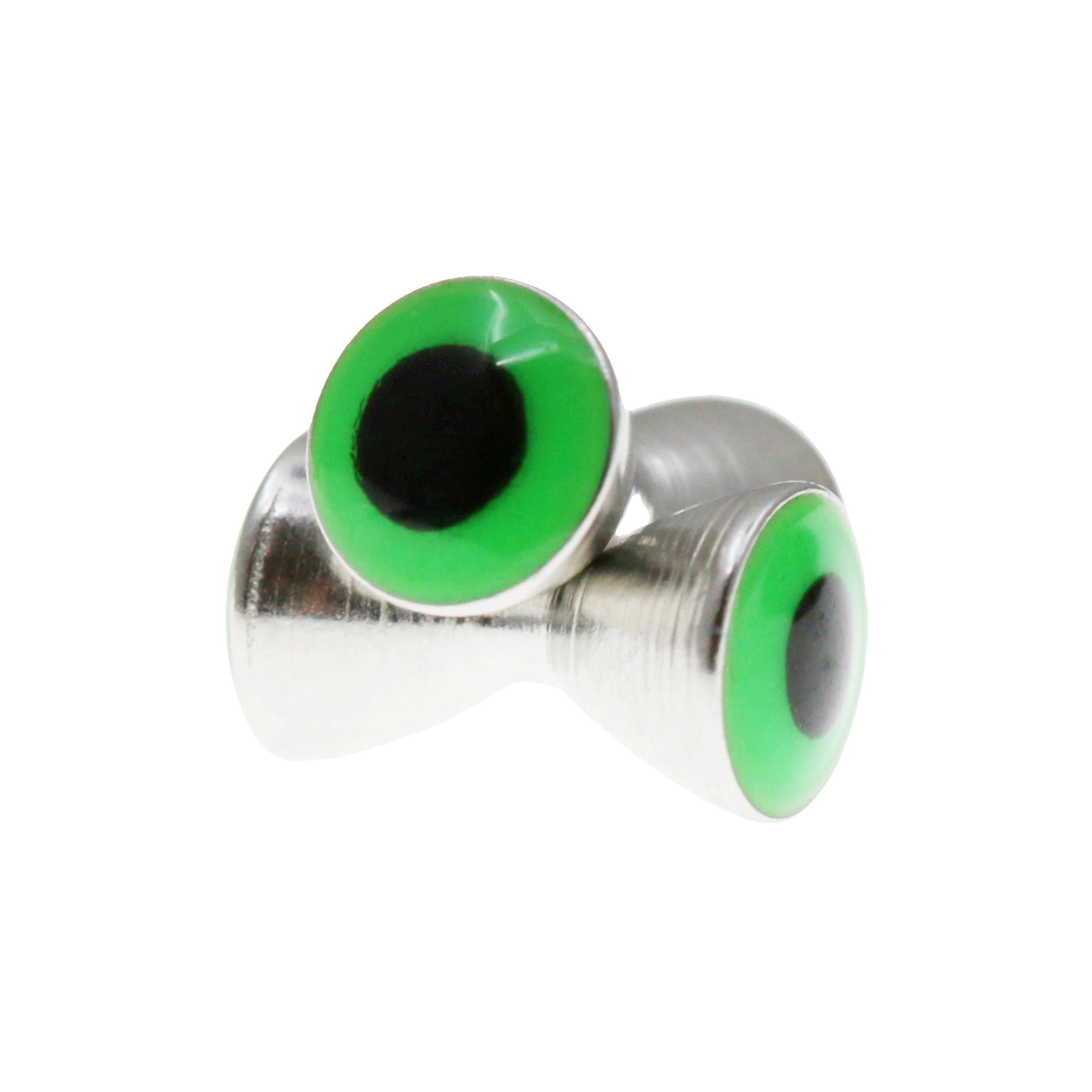 Vibrant Multi-Color Brass Dumbbell Eyes Set for Fly Tying – 25 Pack, 3 Size Assortment