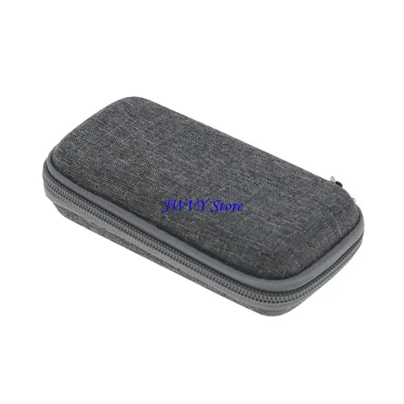 Durable Black/Gray EVA Carrying Case with Mesh Pocket