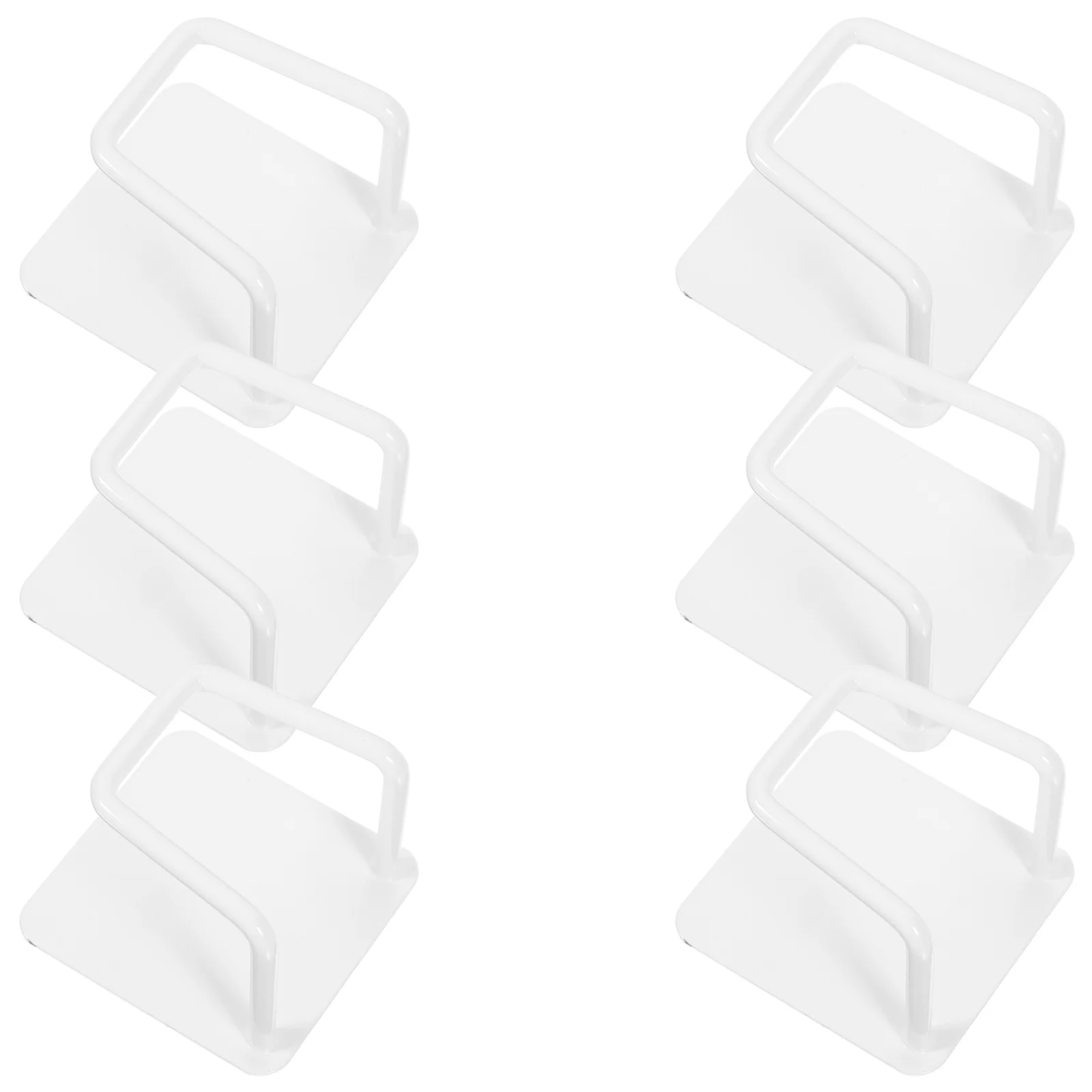 

6pcs Wall Hat Hooks Baseball Caps Hanger Wall Mounted Hat Holder Organizer Wall Hat Hanger Rack