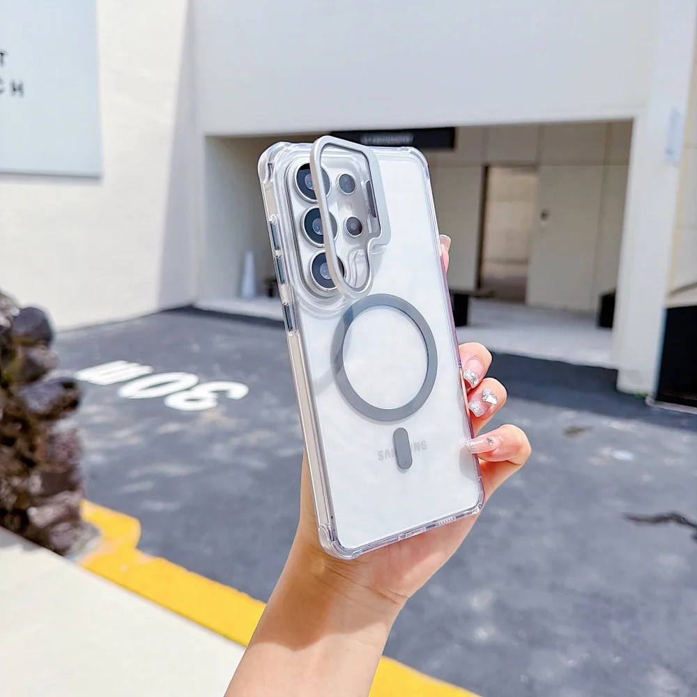 Magnetic Shockproof Clear Phone Protective Cover