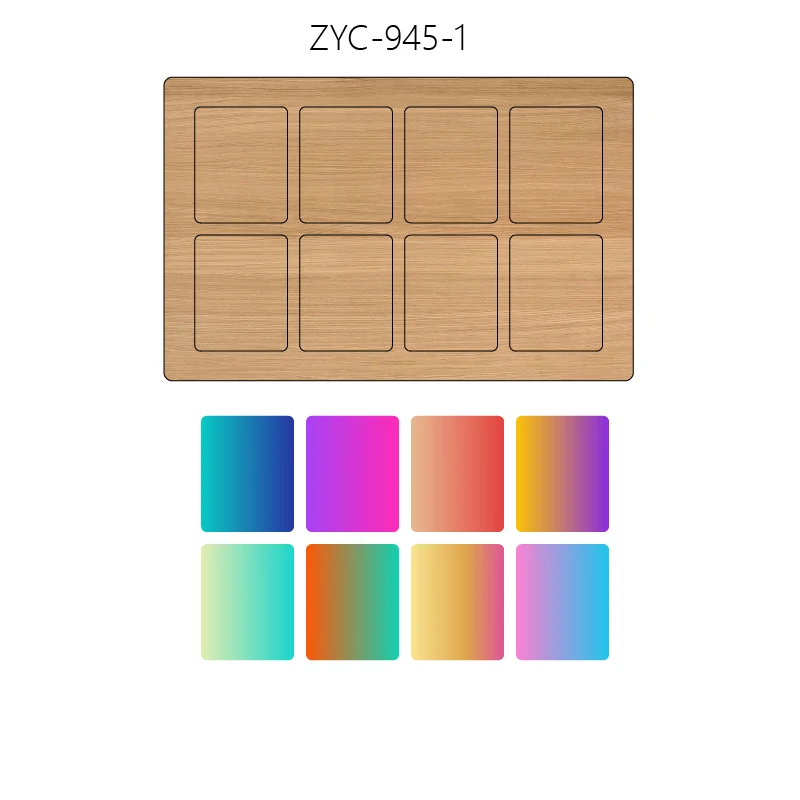 ZYC-945 square  wooden cutting molds are suitable for use in die-cutting machines
