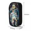 Soccer Messi Pencil Case Argentina Football Pen Box Bags Girls Boys Large Storage School Supplies Zipper Pencilcases 3