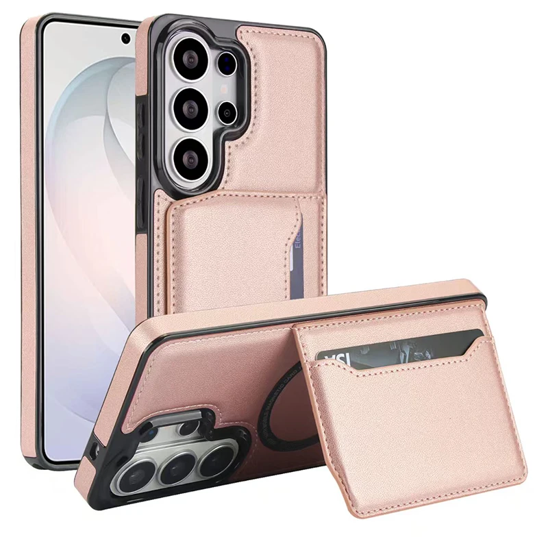 Multifunctional Magnetic Card Holder Phone Case with Enhanced Protection