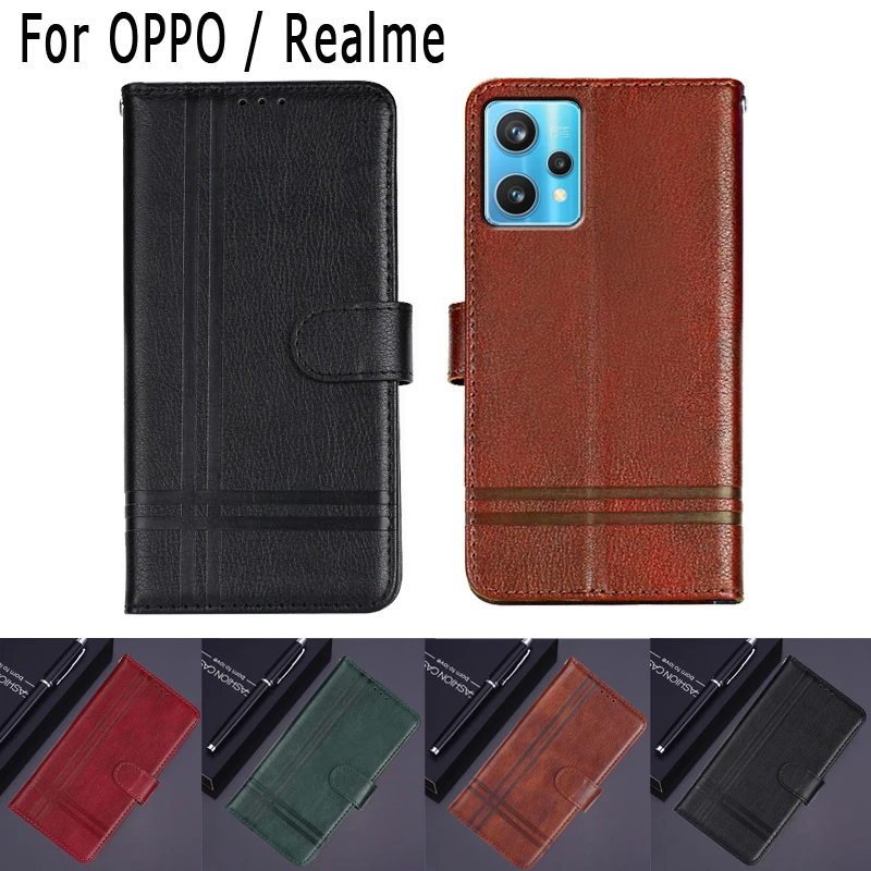 

For Realme 9 Pro Plus 9i Case Phone Protection Cover For OPPO Reno 7 6 6Z 5 5G A16 Realme 8 Pro 8i C21Y C21 C20 Case Book Bag