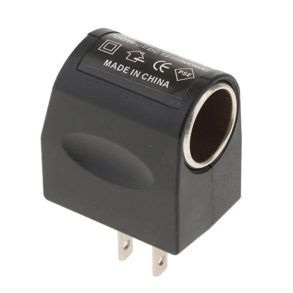자동차 라이터 어댑터 컨버터, 벽 전원 to 12V DC, 220V, 2 개