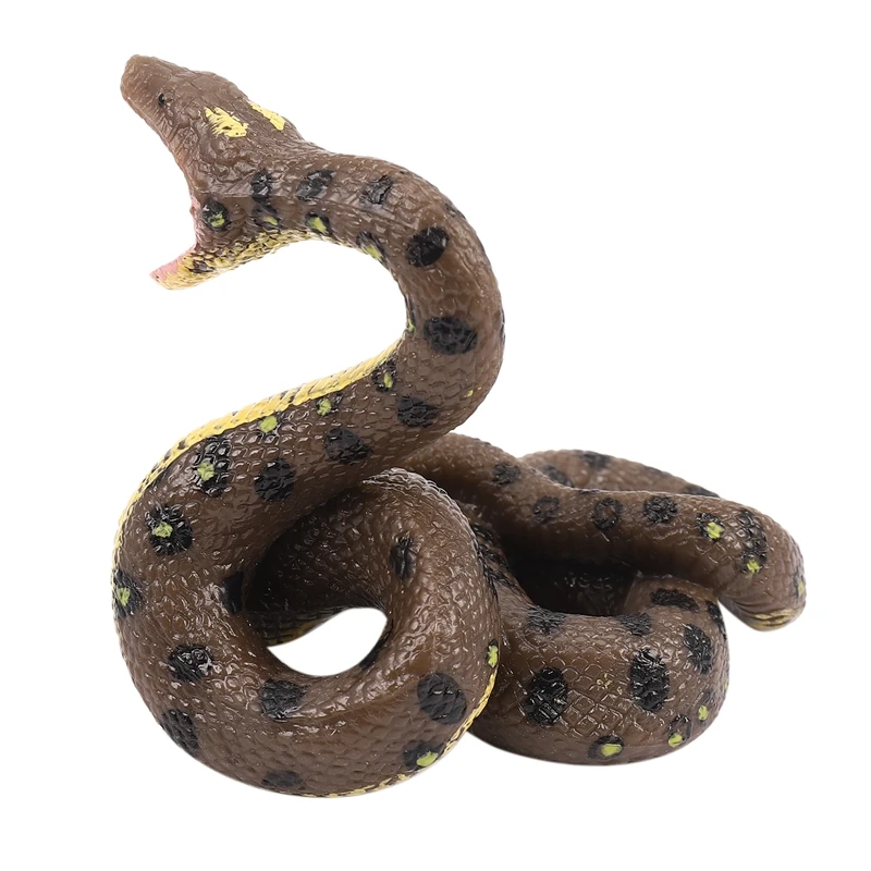Children'S Toy Snake Model Simulation Reptile Giant Python Big Python Wild Animal Snake Model