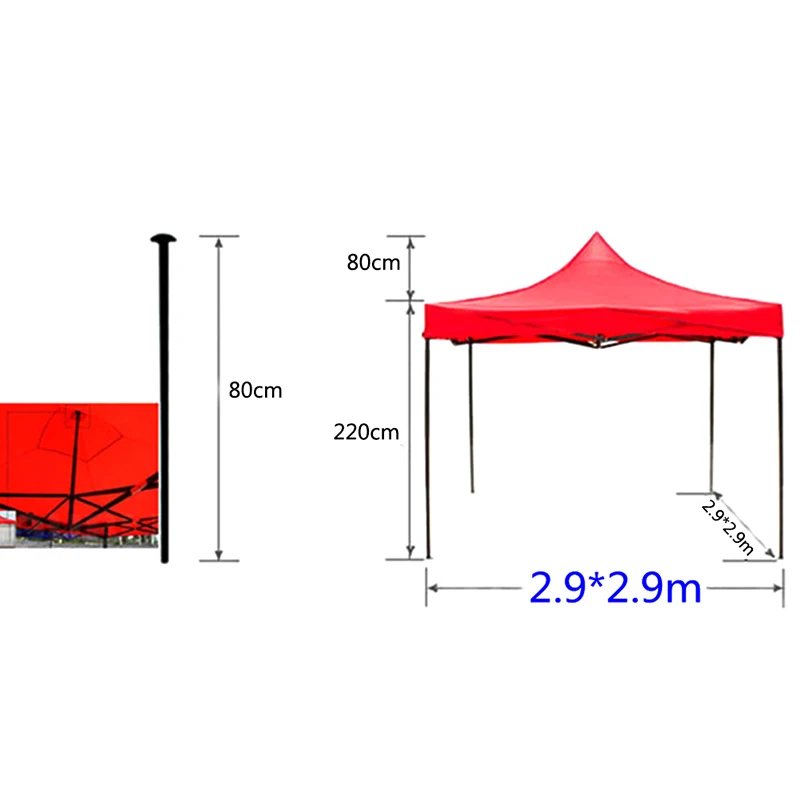 Gazebo Canopy Replacement Cover – Outdoor Patio Tent Roof Fabric 6