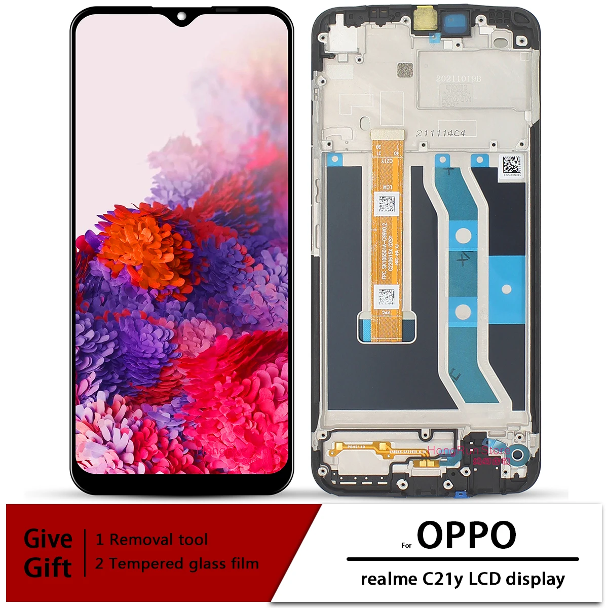 

For OPPO Realme C21Y RMX3261 LCD Display Touch Screen Digitizer Assembly For oppo Realme C25Y RMX3265 RMX3268 RMX3269 LCD