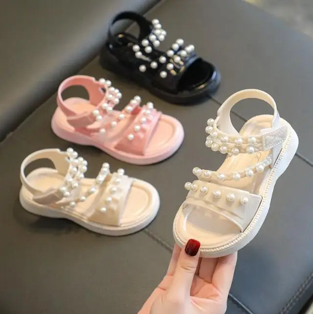 

Girl's Sandals 2024 Summer New Children's Sports Sandals Wholesale Children's Anti slip Beach Sandals Kids Leather Shoes