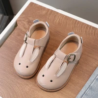 Genuine Leather Girls Casual Shoes Cartoon Animals Rabbit Baby Boys Shoes Spring Real Leather Kids Student Princess Shoes 2