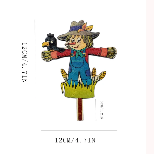 Tuoyuan Gyár Közvetlen Értékesítése Új Kreatív Páfrány Dekoráció Fekete Varjú Madárijesztő Fa Kerti Plug-In - Image 6