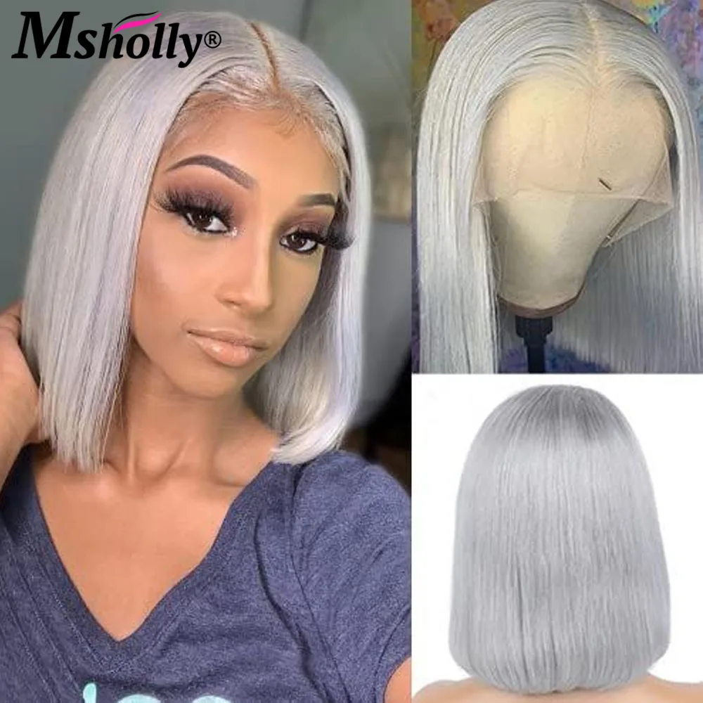 Рисунок 4 - Парик Из прямых серебристых и серых человеческих волос