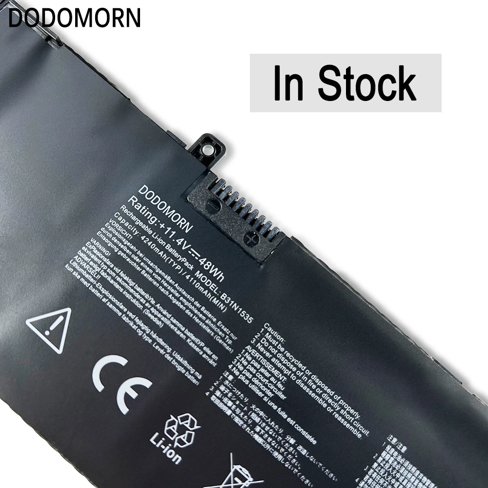 Bateria do Portátil 11.4v Asus Zenbook Ux310 Ux310ua Ux310uq Ux410 Ux410u Ux410uq U4000u U400uq Rx310u B31n1535 - Imagem 3