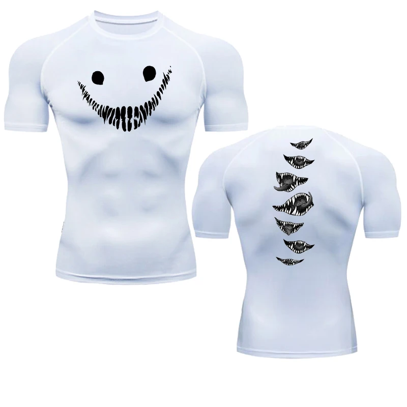 Short Sleeve T Shirt Sport T Shirt Running T Shirt Running T Shirts Compression T Shirt Running T Shirt Men Short Sleeve Compression Shirt Summer Quick Dry Top Black Bodybuilding Muscle Workout Breathable Gym
