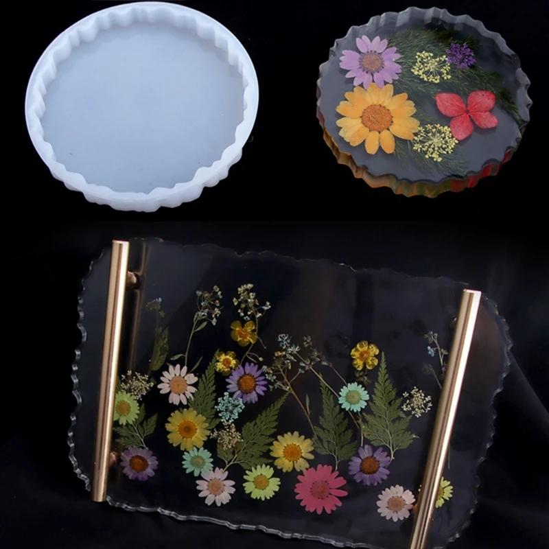 ISuperb Moulle Resine Epoxy Moule De Plateau Moulle Silicone