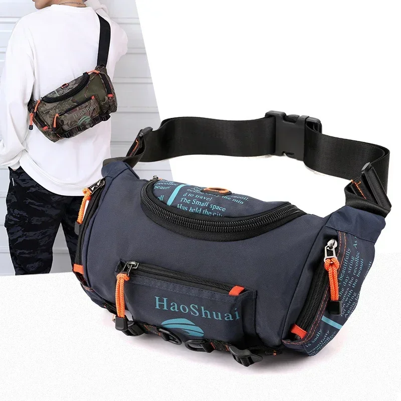 Waterproof Nylon Men Waist Pack Bum Bag